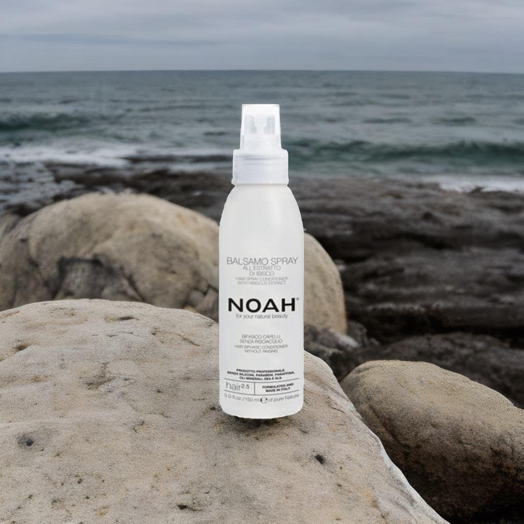 NOAH Après-shampoing biphasique pour cheveux sans rinçage avec mauve et aubépine 150 ml
