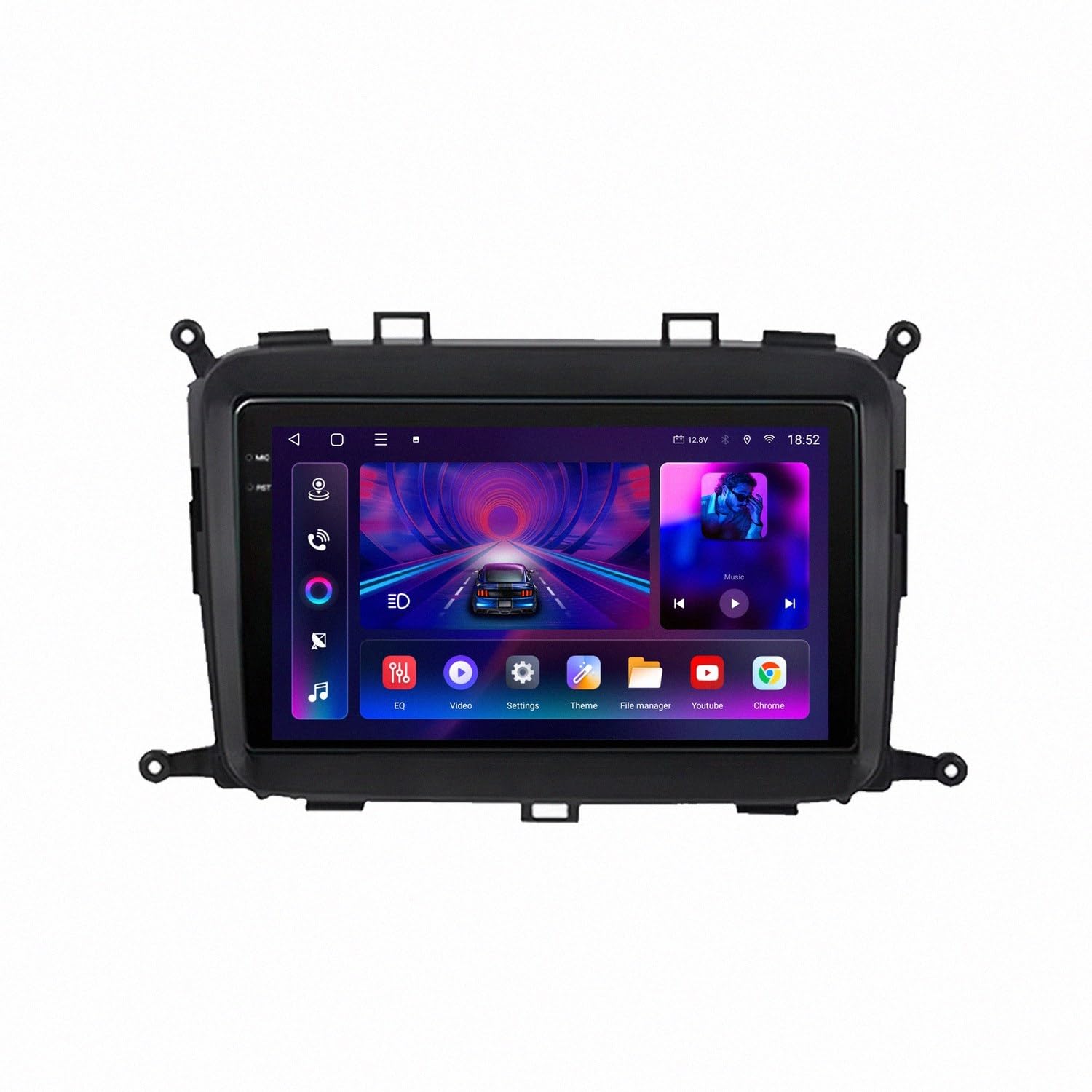 Carplay y Android Auto inalámbricos en pantalla 2 DIN para Kia Carens 2013-2018 8