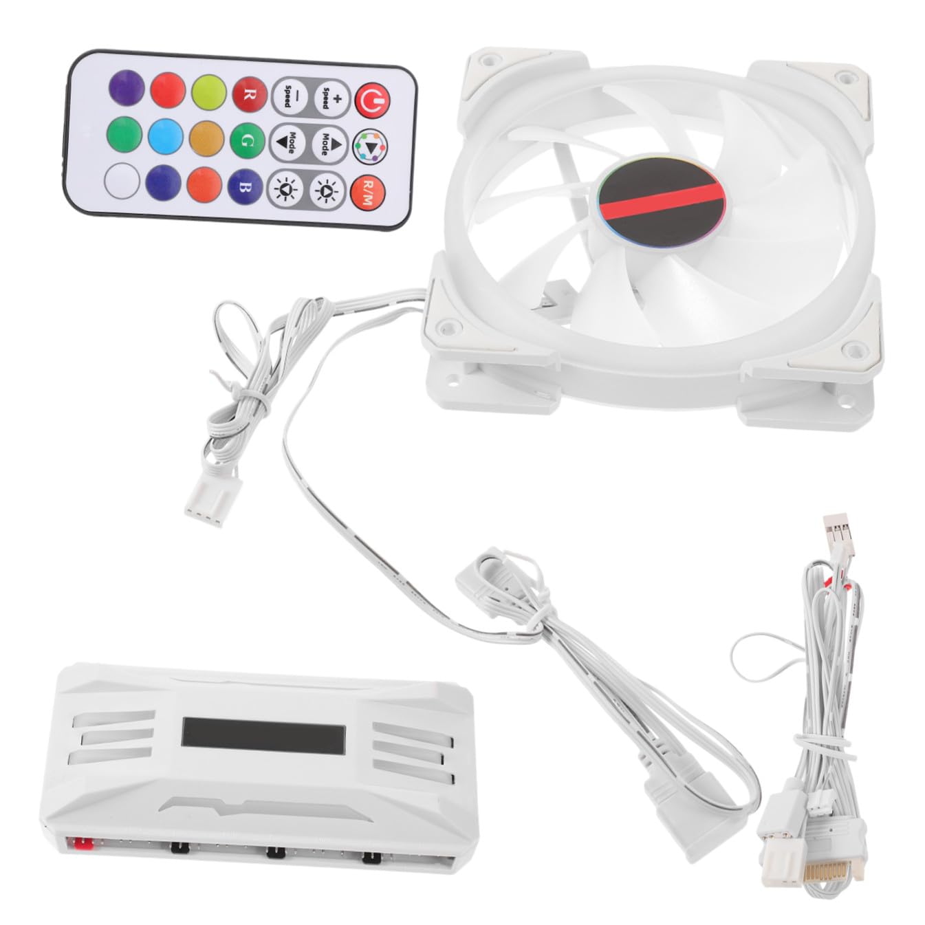 Ventilador del Chasis Rgb para Computadora de Escritorio Ventilador Silencioso Luz Colorida para Enfriamiento de Computadora el Escritorio