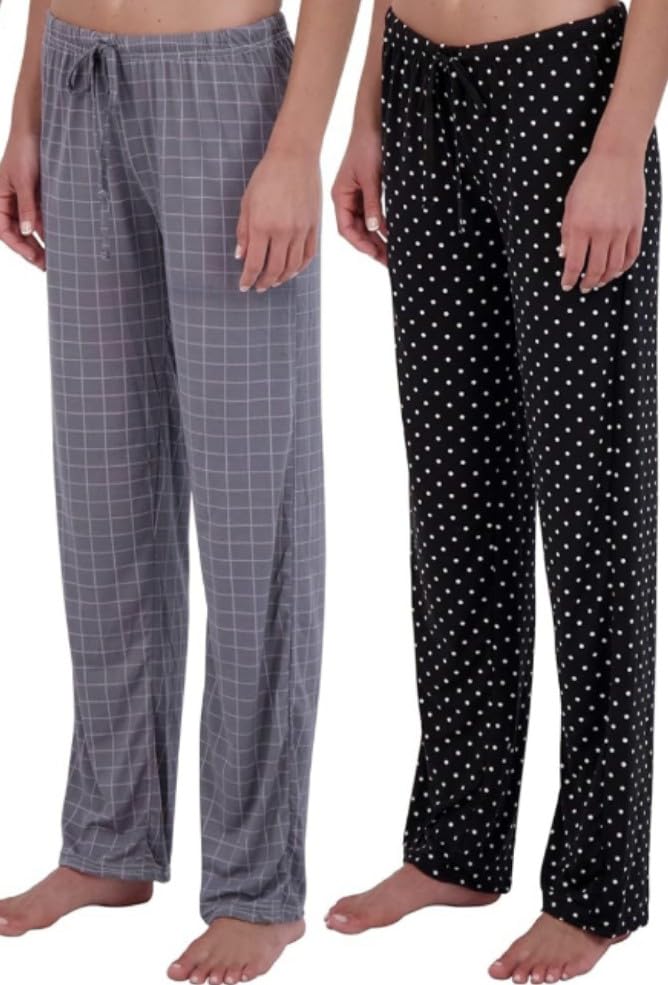 kunjus Women's Cotton Pyjama Pants, Pack of 2, Loose Fit, Regular Size (Prints and Designs may Vary)-picture-49