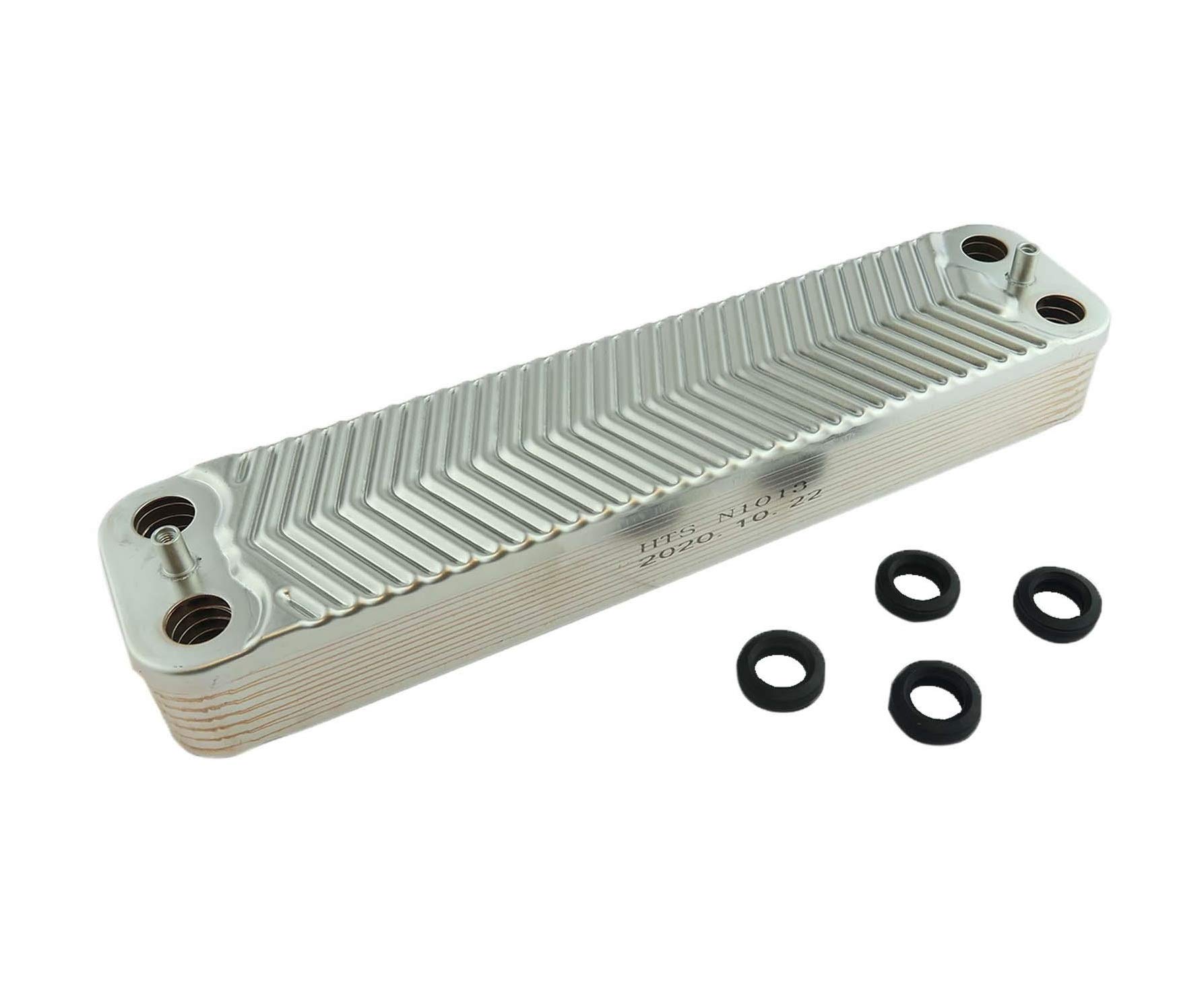 Hts Heat Exchanger Compatible With Worcester Greenstar 29 Cdi Classic & 30 Si Domestic & Junior 28I Mk5 & 25 30 Cdi Combi Dhw 14 Plate Heat Exchanger 87161066850 Replacement Part