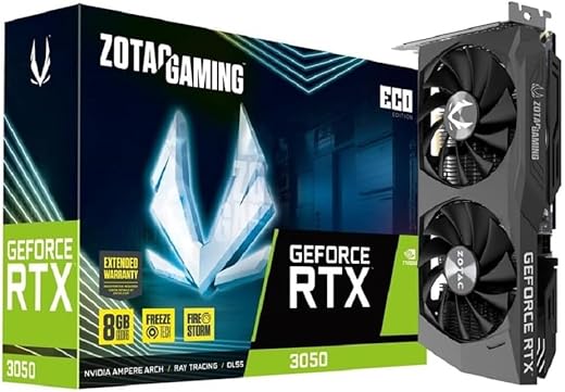 ZOTAC Gaming GEFORCE RTX 3050 ECO 8GB GDDR6