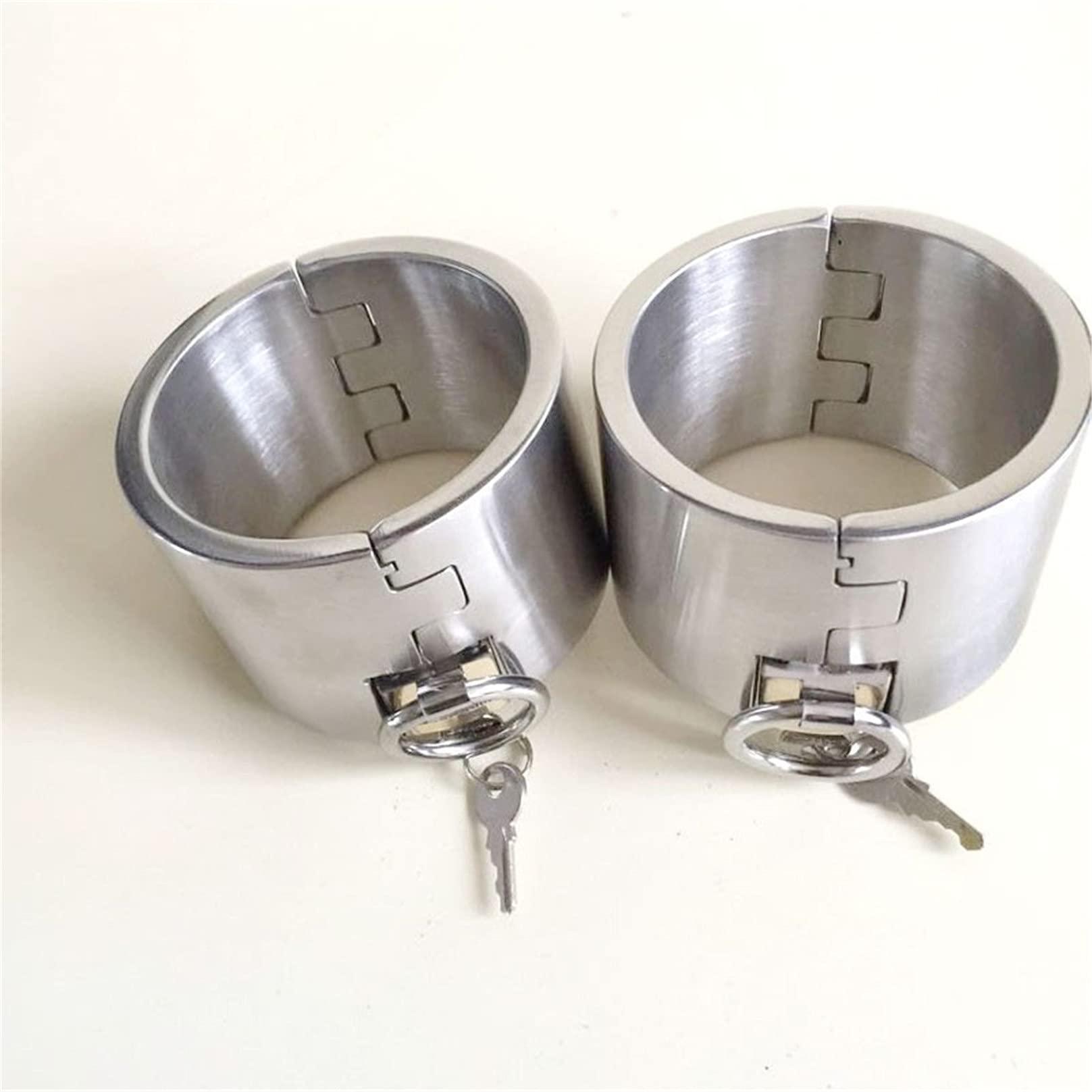 Menottes sexuelles en surpoids de 5 cm de haut, en acier inoxydable, contraintes de bondage en métal, menottes esclave Bdsm, manchette de poignet, jouets sexuels érotiques