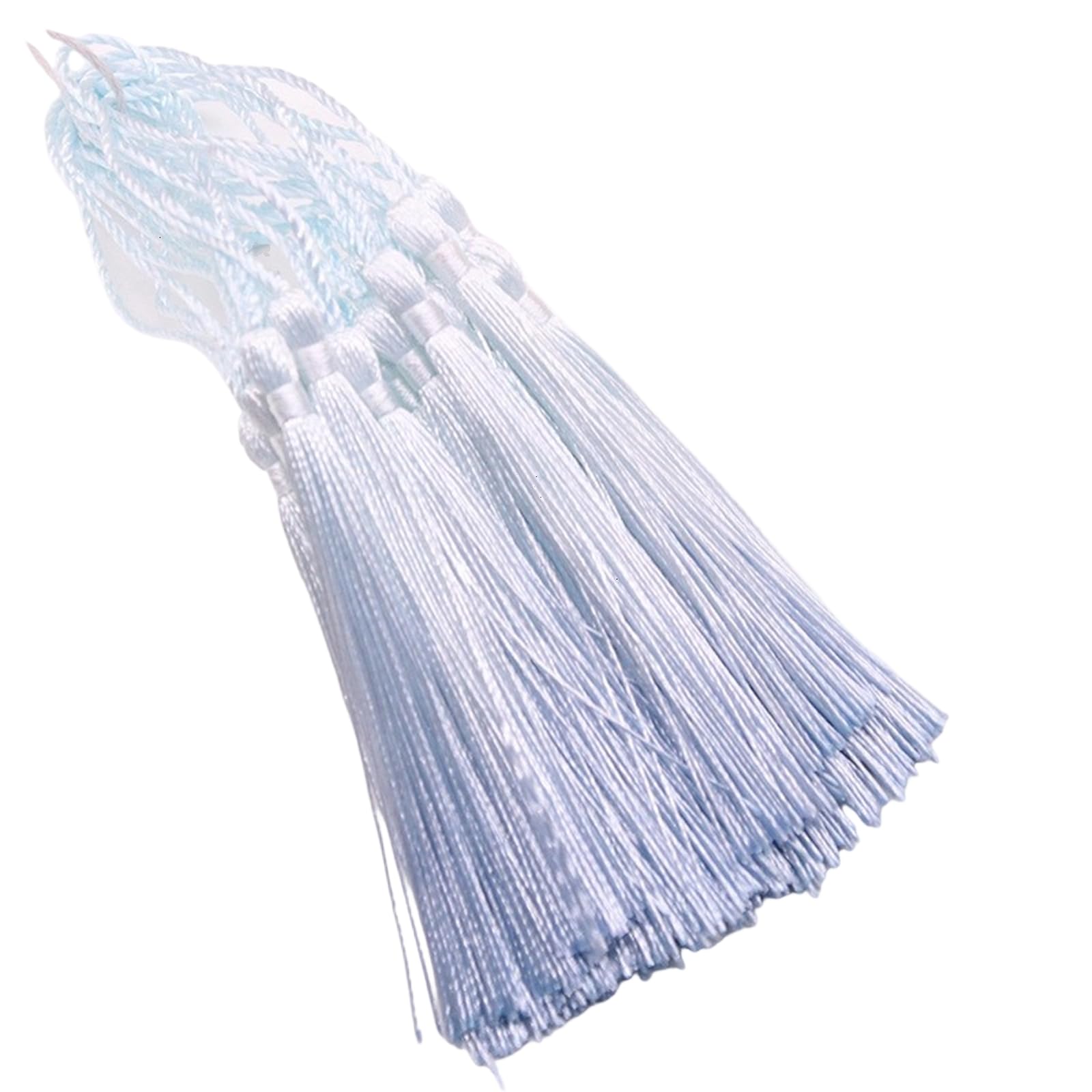 Buxuaaaa Gradient Blue Of 20 Multicoloured Tassels Soft Silkily Small Tassels For Craft Project Accessories And Jewelry Making Jewellery Making Supply