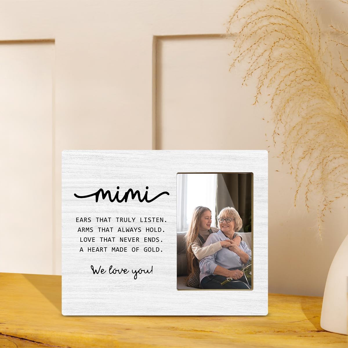 JioJio Chan Mimi Gifts Photo Frames - Grandma/Mimi/Nana Gifts for Mothers Day - 4 x 6 Inch Picture Frames - Image 5