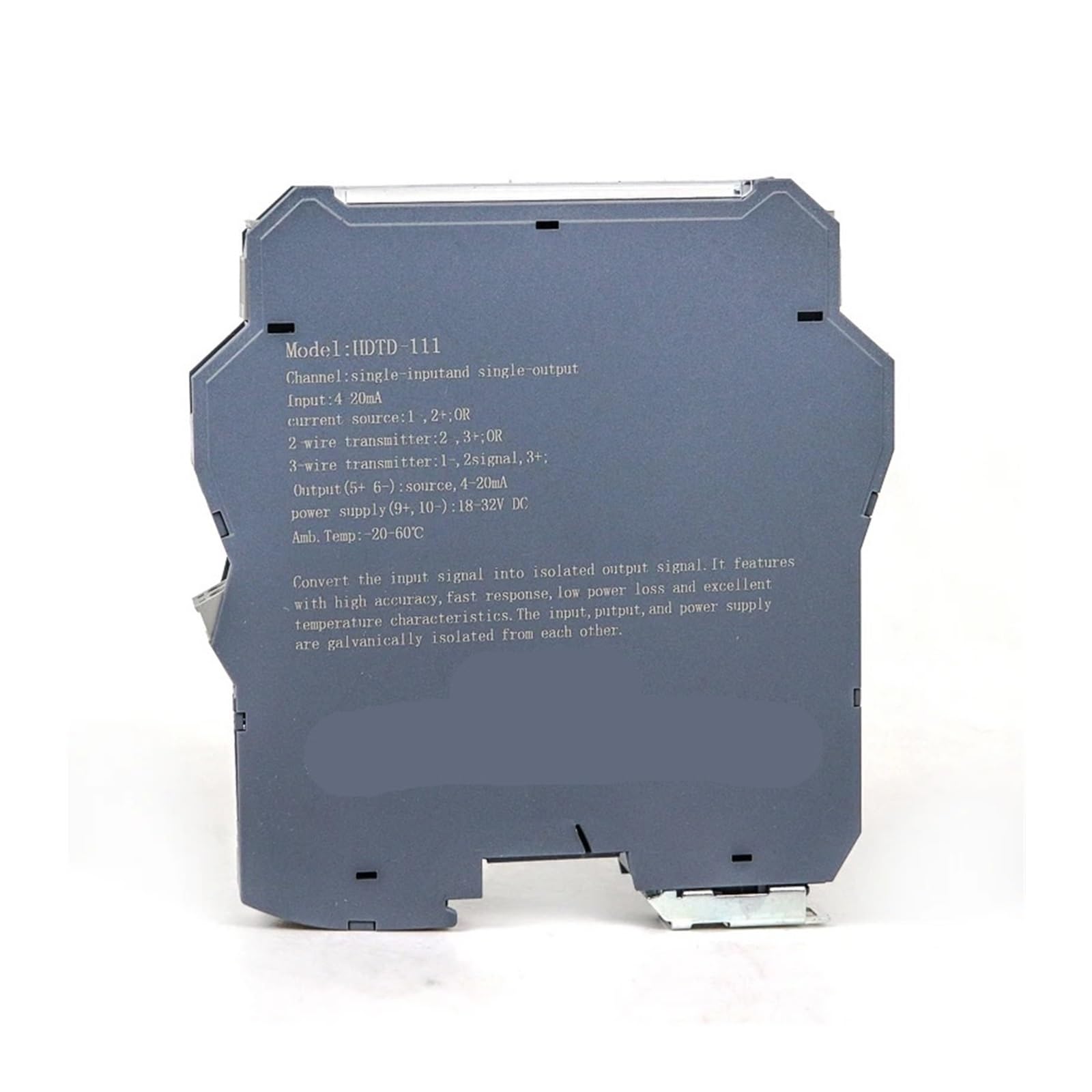 KSZHZYMGX Loop Isolator 420Ma To 010V Galvanic Isolated Signal Converter(0-10V IN_220V_0-20MA)