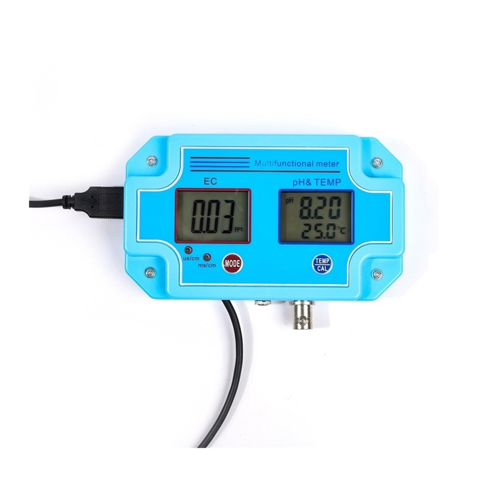 Pluma digital de prueba agua, probador conductividad EC y PH for inspección en acuarios hogares,Alta precisión