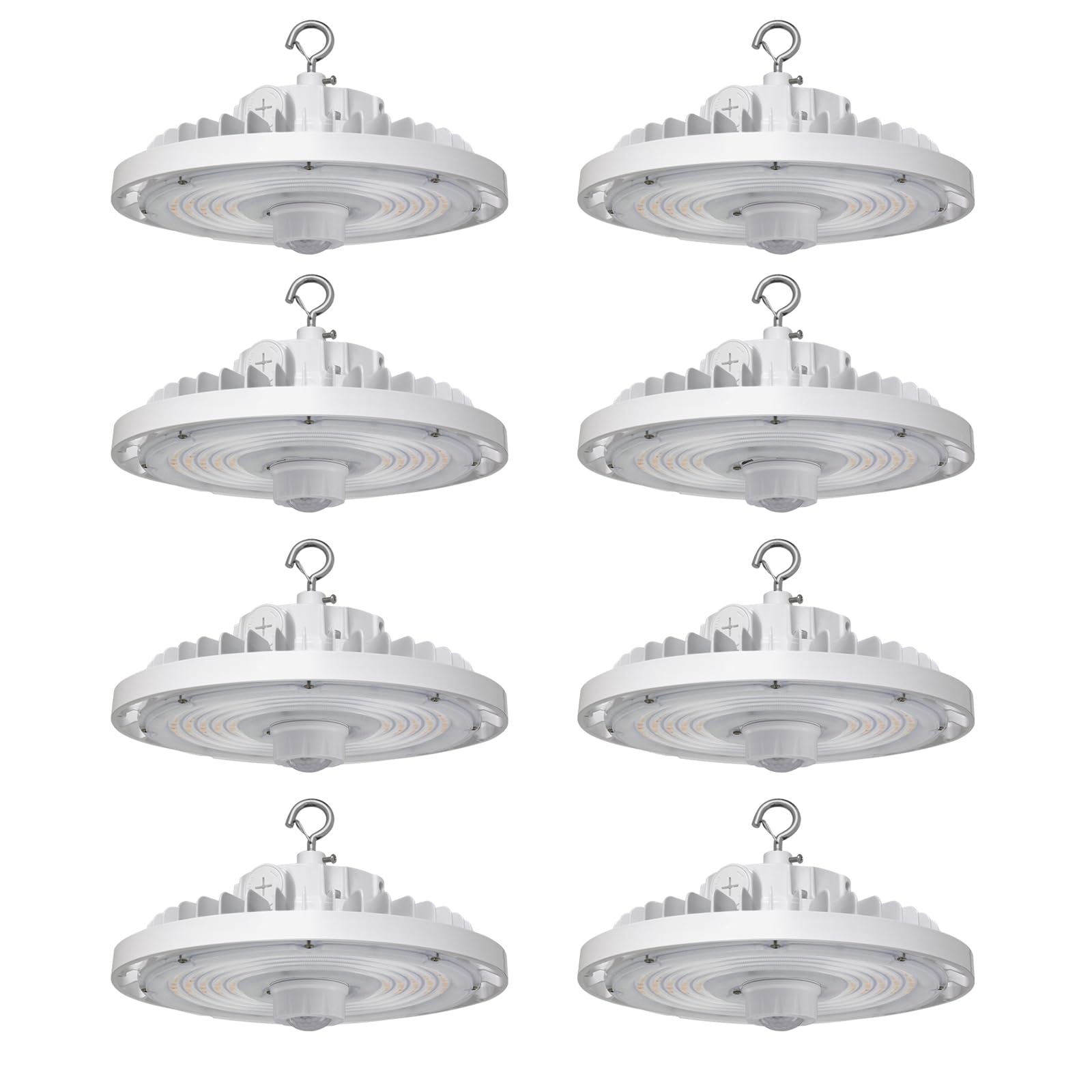LED High Bay Light with Motion Sensor Adjustable Power 150w 200w 240w 21750lm 29000lm 34800lm 3CCT 3000K 4000K
