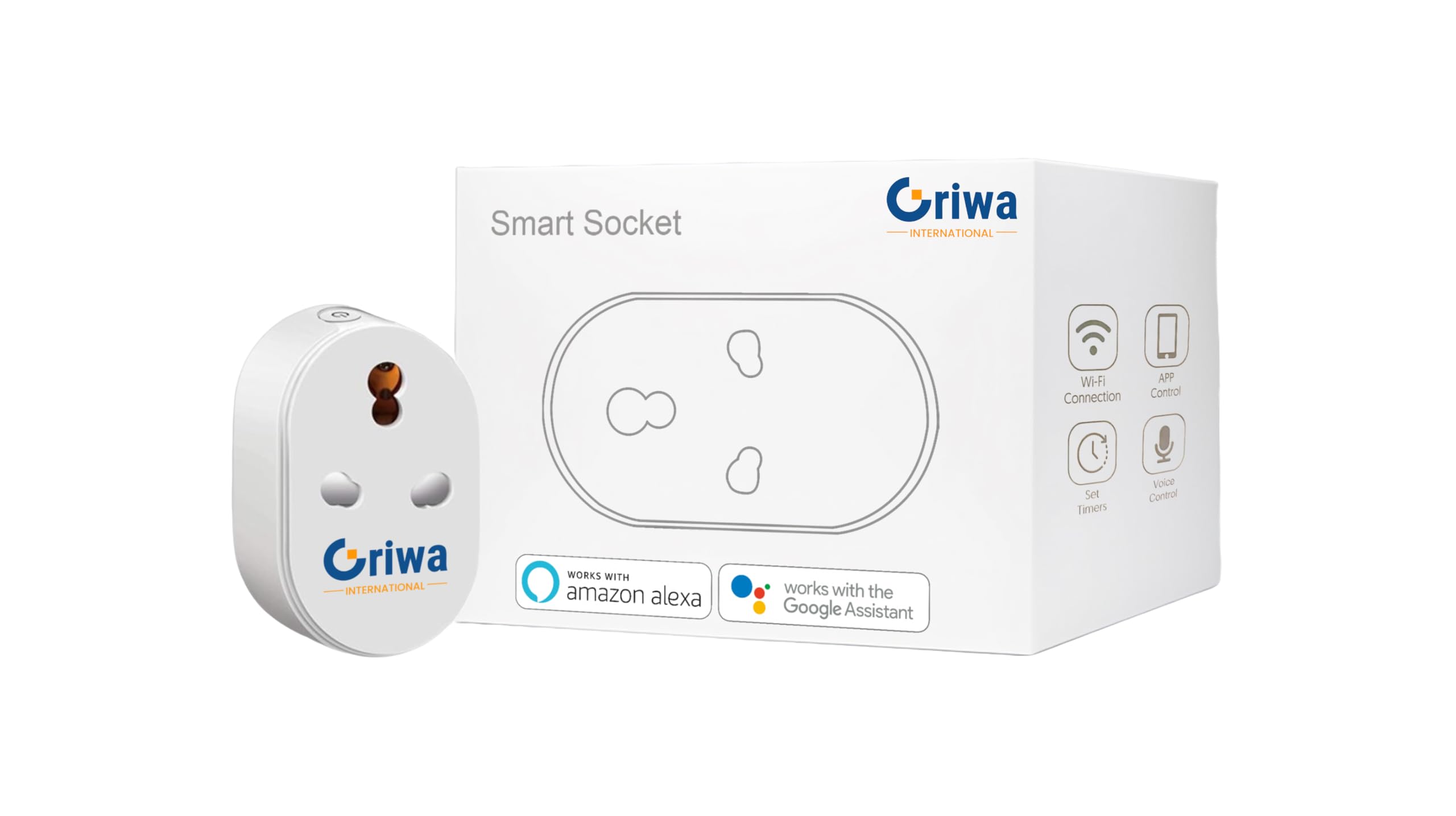 Griwa International Smart Wifi Plug 16A Energy Monitoring, Suitable for large appliances like ACs, Geysers & Water Pumps (Voice Control with Amazon Alexa and Google Assistant) (GRI02SWP16A) (B0DD1H9Q1C) Amazon Price History, Amazon Price Tracker