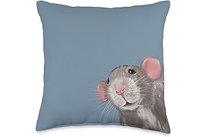 The Peeking Rat Throw Pillow - A Quirky Addition for Your Home!