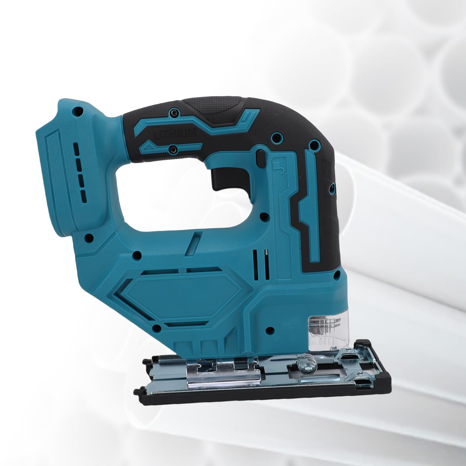 Asixxsix circolare, circolare a batteria da 21 V con tagli obliqui da 0° a 45°, velocità variabile, luce LED, 4 impostazioni orbitali, mini (Dispositivo nudo, senza batteria, senza)