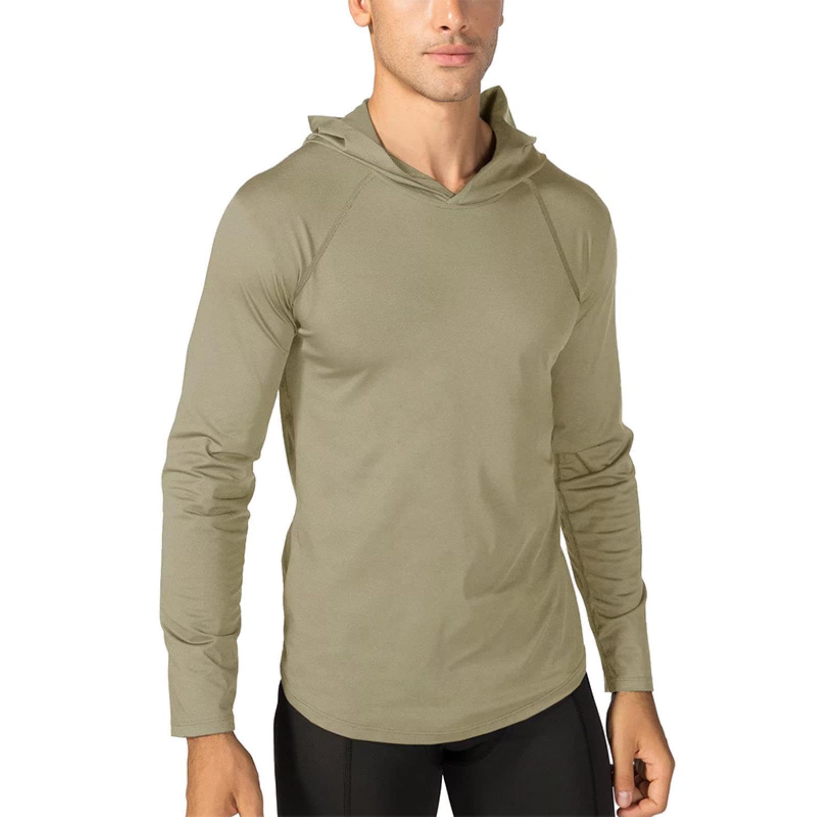 Uomini Protezione Solare Manica Lunga Anti UV Beach Estate Felpa Con Cappuccio T Shirt Multi Colore Rashguard