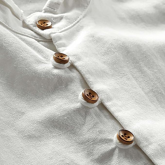 Mens Casual Soft Cotton Linen Jackets Business Lightweight Button Blazers Long Sleeve Lapel Collar Sport Coats4