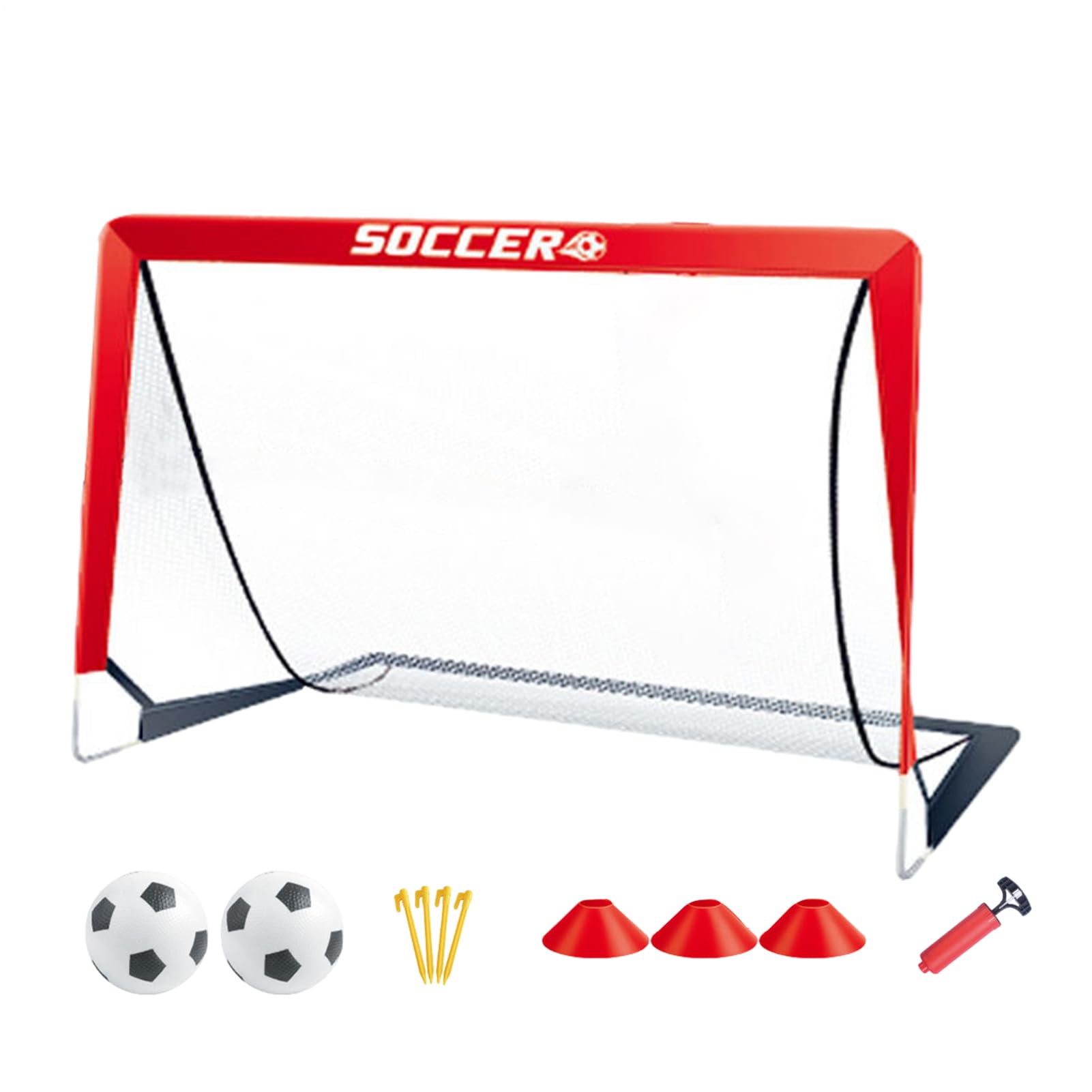 Porta da calcio pieghevole, Porta da calcio portatile,Rete da calcio portatile | Porta da calcio per bambini per bambini, porta da calcio portatile, miniport