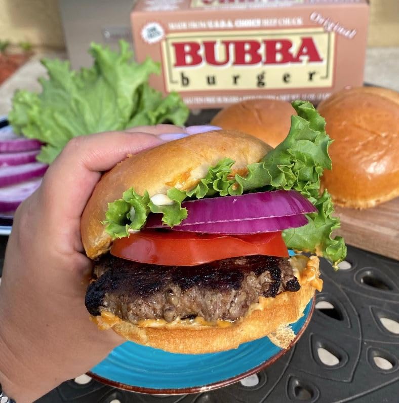 Image of Bubba Burger, Frozen Beef Burger Patties, Original, USDA Choice Beef Chuck, 2 lb, Pack of 6
