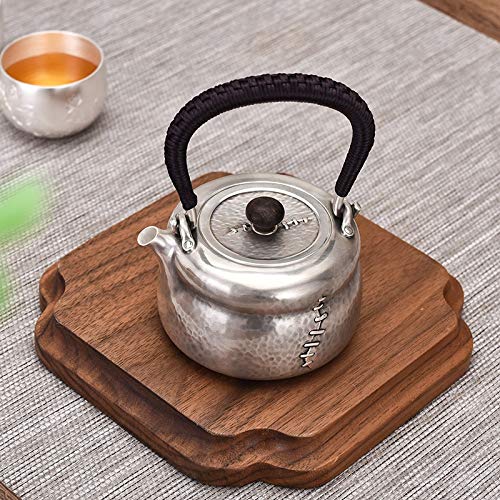 No-Branded Teiera d'Argento hkrstssxj Pure Argento Tea Service Drinkware Collezioni di Cinese Cinese Teaketlet Set Hot… - immagine 4