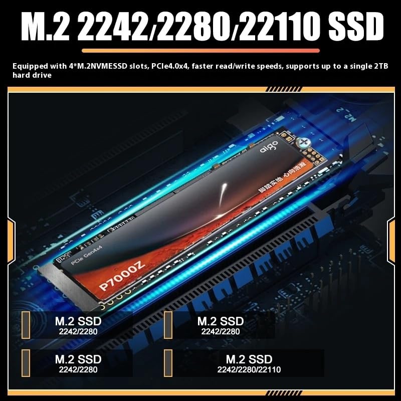 Amazon.com: NAS Motherboard Intel Core i5 13600HX 4xNVMe 8xSATA3.0