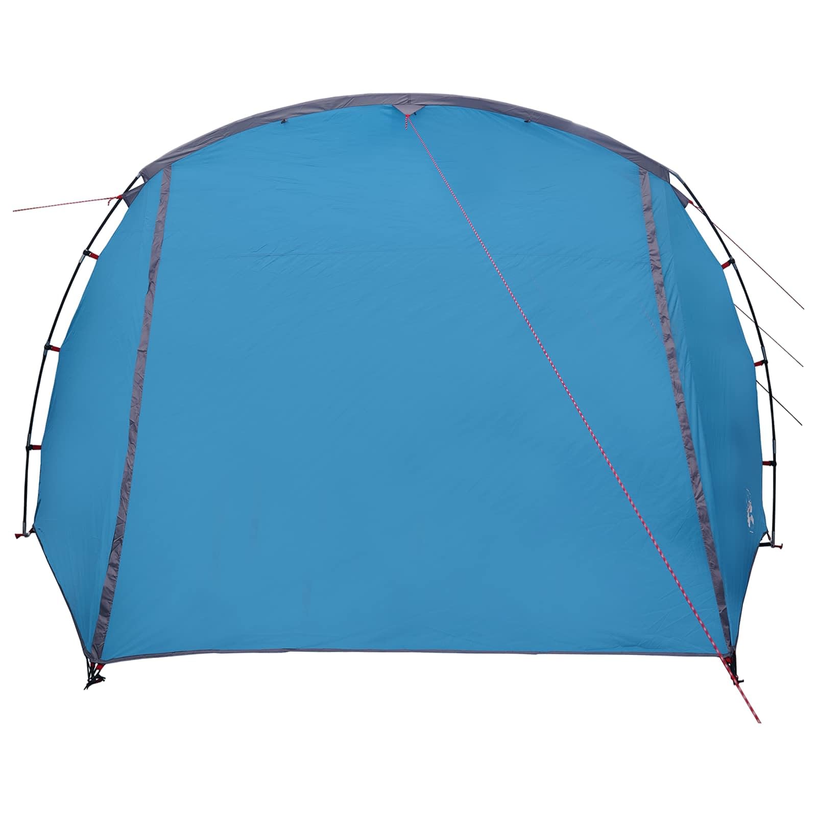 Namiot tunelowy niebieski 675 x 392 x 210 cm, wodoszczelny namiot rodzinny z poliestru 185T ze stelażem z włókna szklanego, wnętrze 25,46 m², łącznie ze śledziem, linką napinającą, torbą do