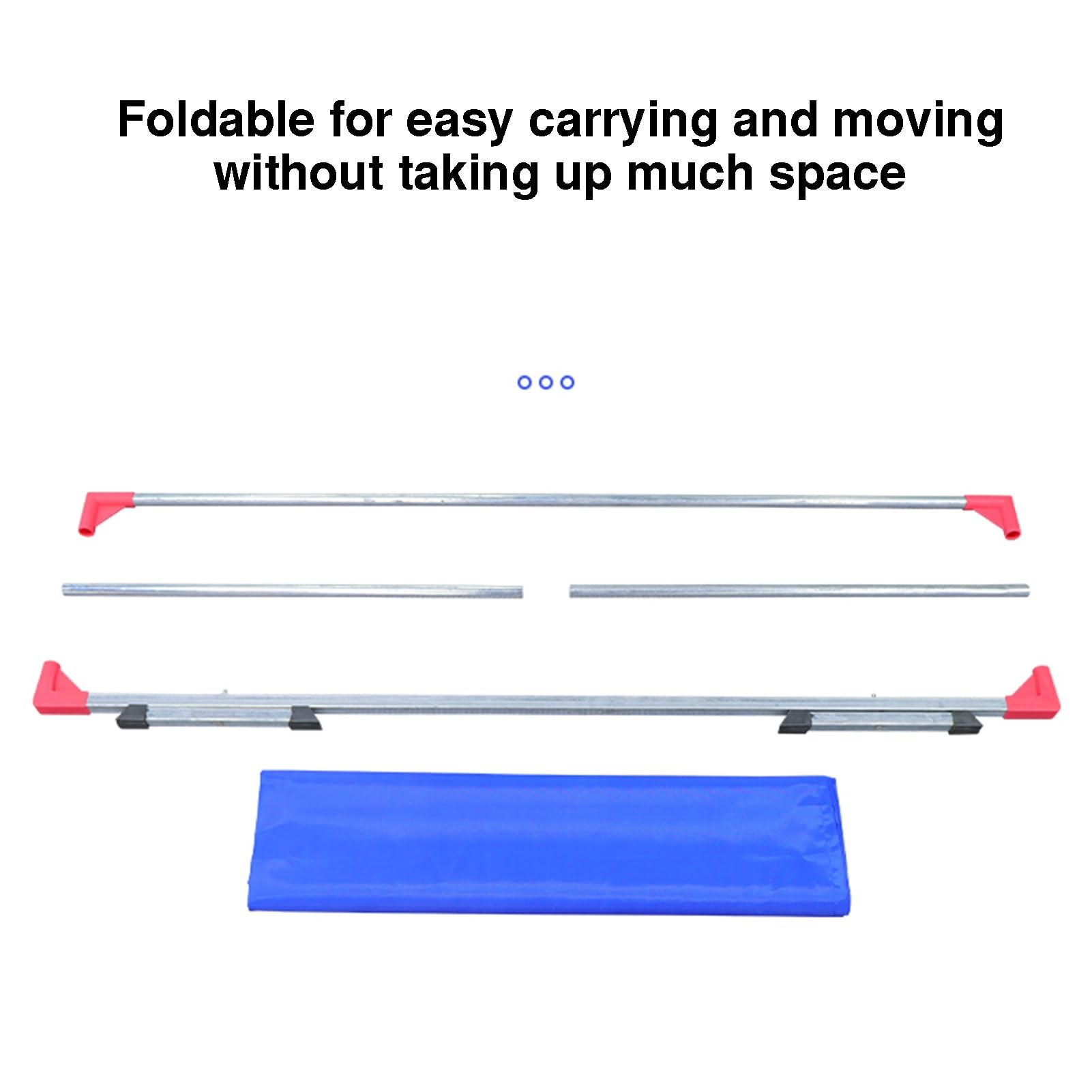 Deflector plegable para tenis de mesa con marco de acero para una instalación rápida y fácil almacenamiento