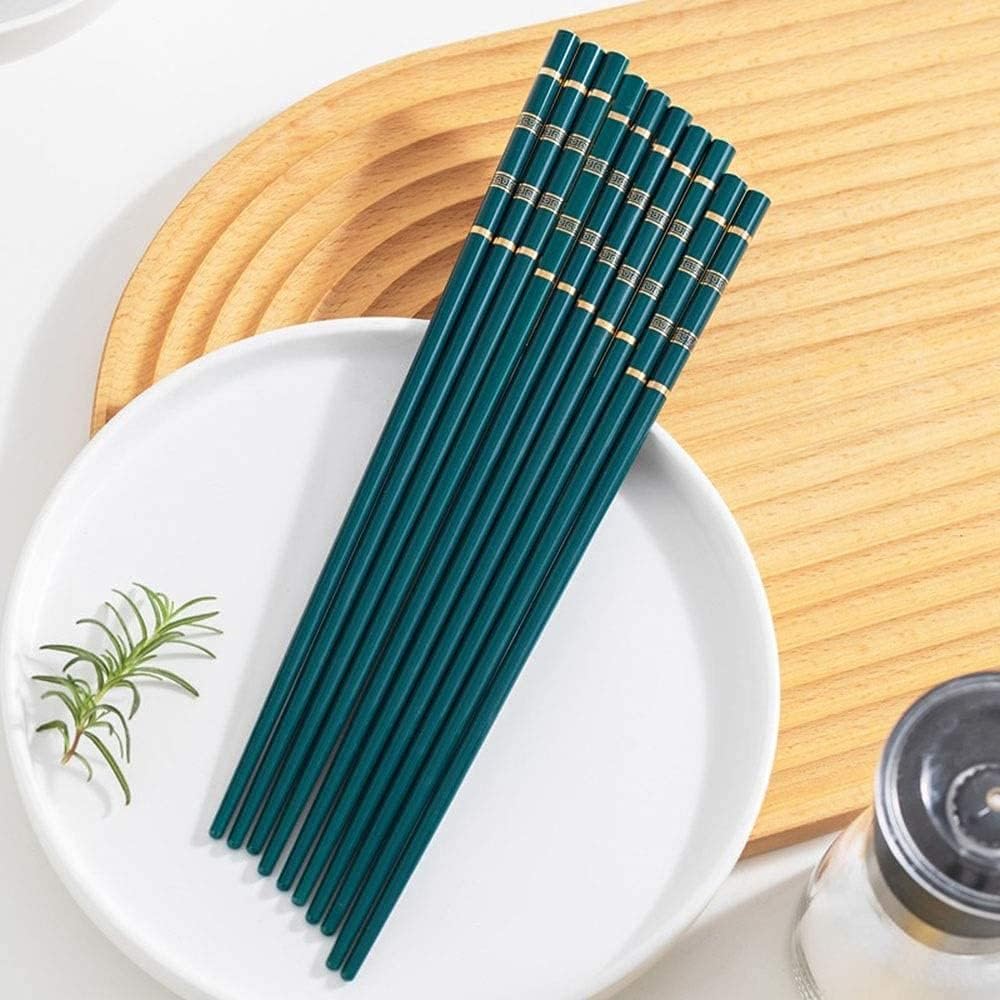 baguette coréenne baguette japonaise Ensemble de baguettes asiatiques en céramique de luxe nordique réutilisables faciles à nettoyer antidérapantes