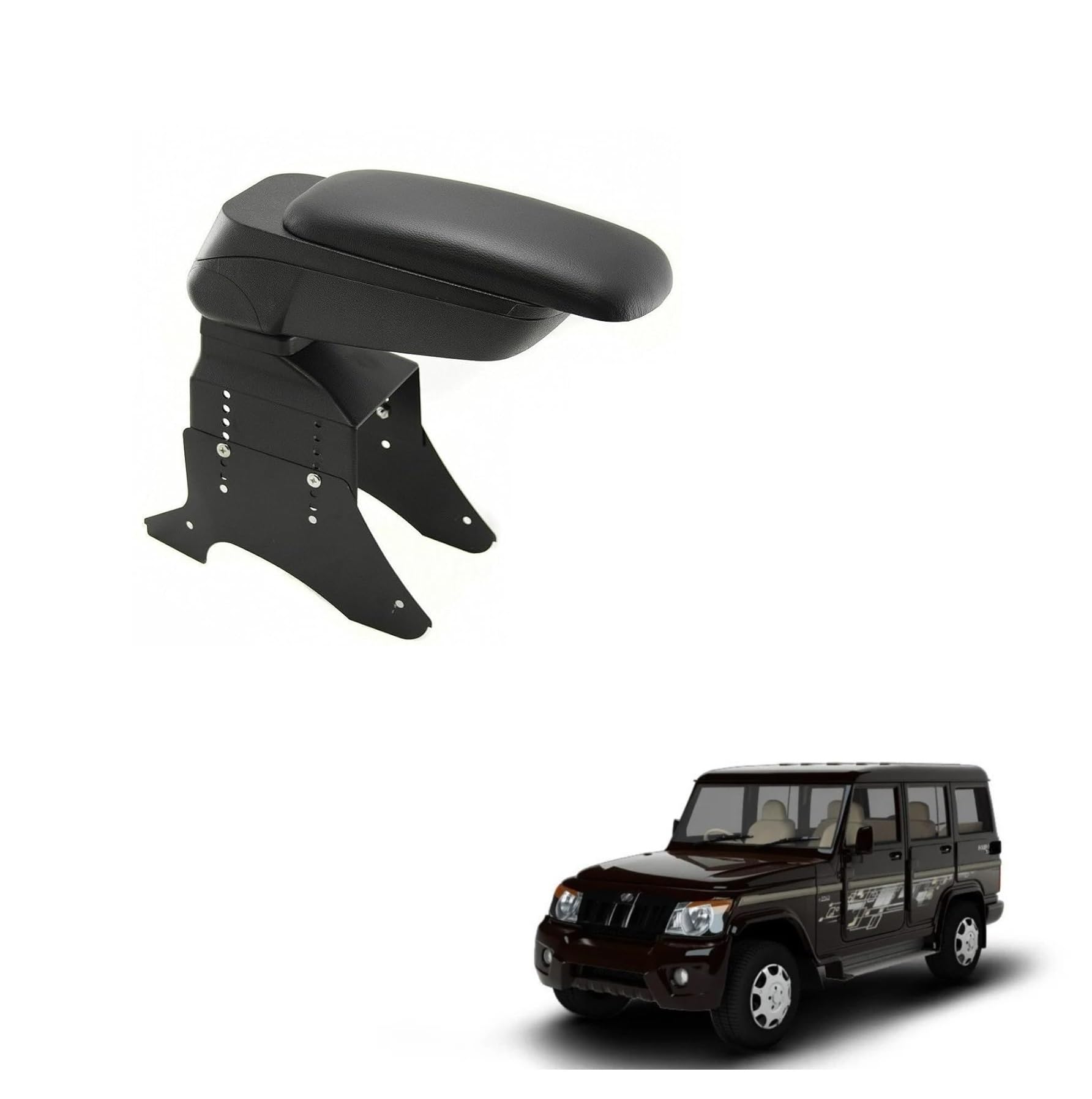 Kozdiko Car Centre Console Hand Armrest Black Compatible with