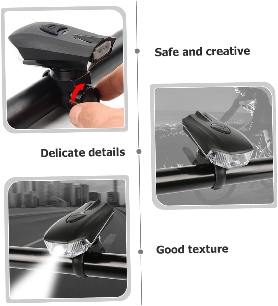 Toddmomy Bicycle Light Bike Cycle Light Rear Bike Light Bicycle Lights Bike Lights Electric Scooter LED Bike