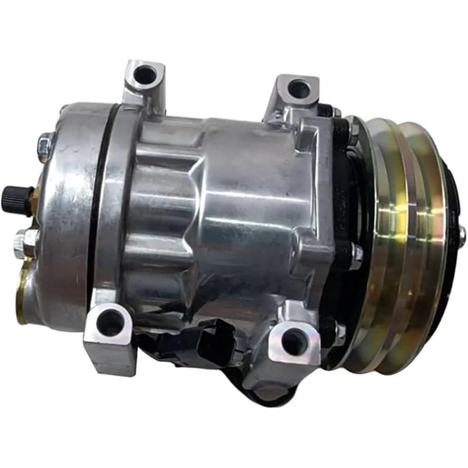 Rgimatvex One Color 12V Ac Air Conditioner Compressor 415-2557 Ca4152557 Compatible With Caterpillar Excavator 308E2cr Truck Ct660 Engine C2.6 C3.3b
