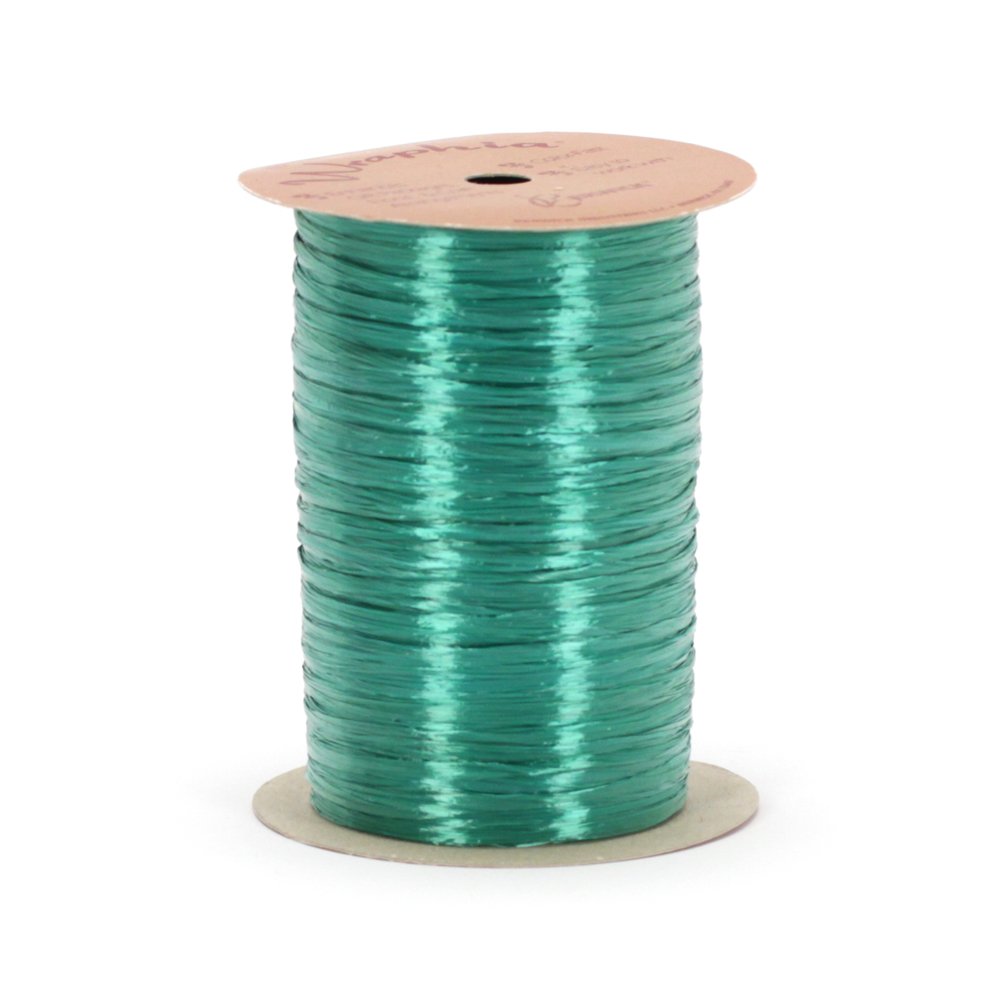 BerwickWraphia Pearlized Rayon Craft Ribbon, 100-Yard Spool, Emerald