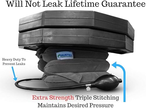 Miniatura 3 de Dispositivo de tracción de cuello cervical de confianza talla única para todos los cuellos registrado en Estados Unidos alivio del dolor crónico de