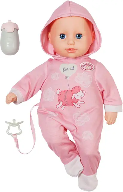 Baby Annabell Hannah Interactive Doll for 1 Year Olds - 36cm Soft Fabric Body with Sounds