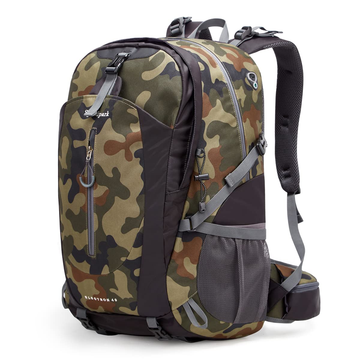 YTL Wasserdichter Wanderrucksack für Herren Damen 40L leichte Outdoor-Tasche Rucksack geeignet für Reisen und Camping