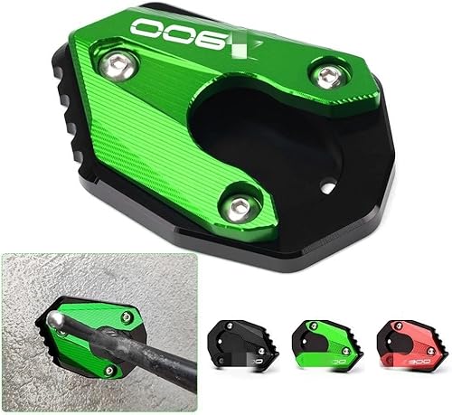 SOGOLI Motorcycle Side Stand Enlarge for Kawasaki Z900 Z800 Z 900 800 Motorcycle Foot Side Stand Enlarger Kickstand Enlarge Extension Plate Color