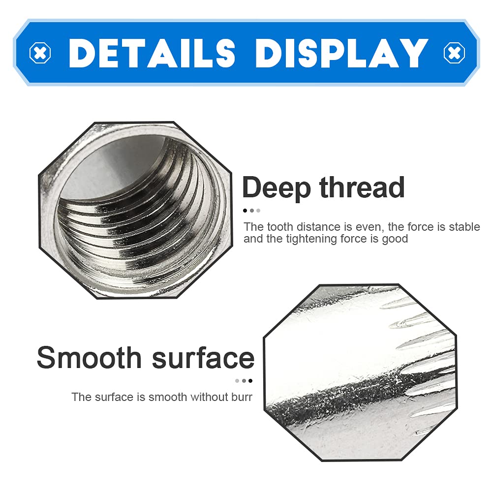 Kit di dadi per rivetti in alluminio M3 M4 M5 M6 M8 M10 M12 Set di dadi per rivetti ciechi Acciaio inossidabile Kit di dadi per inserti filettati in acciaio al carbonio-304 M3-M12