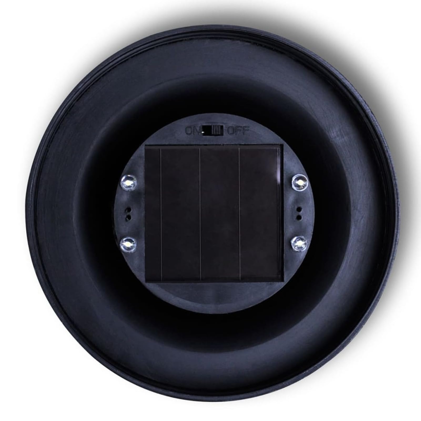 Lampione Solare a LED da Giardino 2 pz 30 cm con Picchetto,Lampione da Giardino Moderno,Illuminazione per Esterni,Lampione da Giardino Esterno-40865