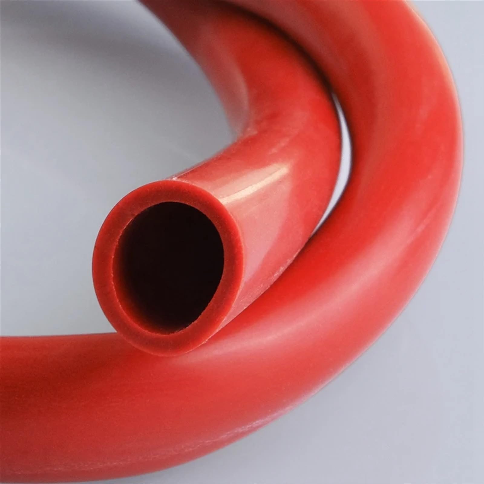 Manguera de goma Tubo de silicona rojo anaranjado 2/4/10M I.D2~32mm, tubo tanque combustible for automóvil resistente al calor, refrigeración vacío, bomba aire, manguera goma suave(5M_14X18MM)