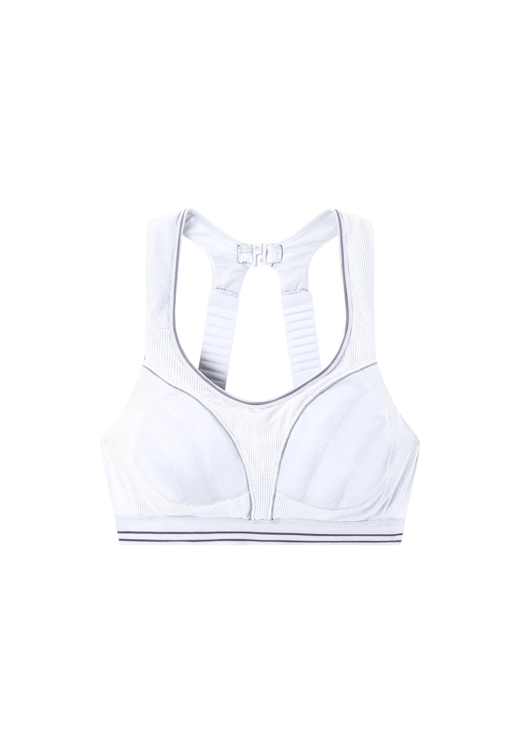 Champion Womens Shock Absorber S5044 Ultimate Run Bras, White, 34FF UK