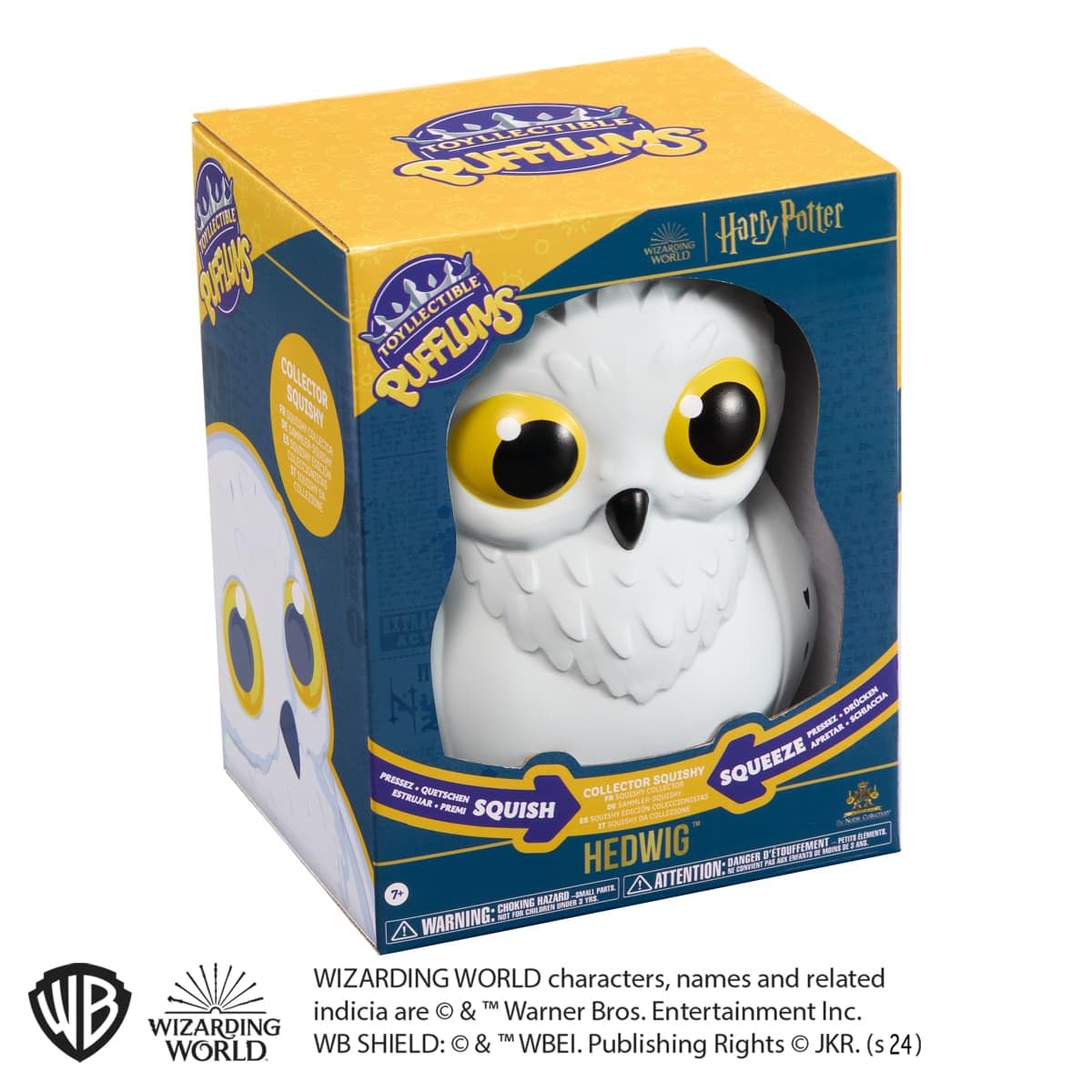 The Noble Collection Harry Potter Pufflums - Hedwig, Multicolor, 7 inches (18 cm) tall - Image 2