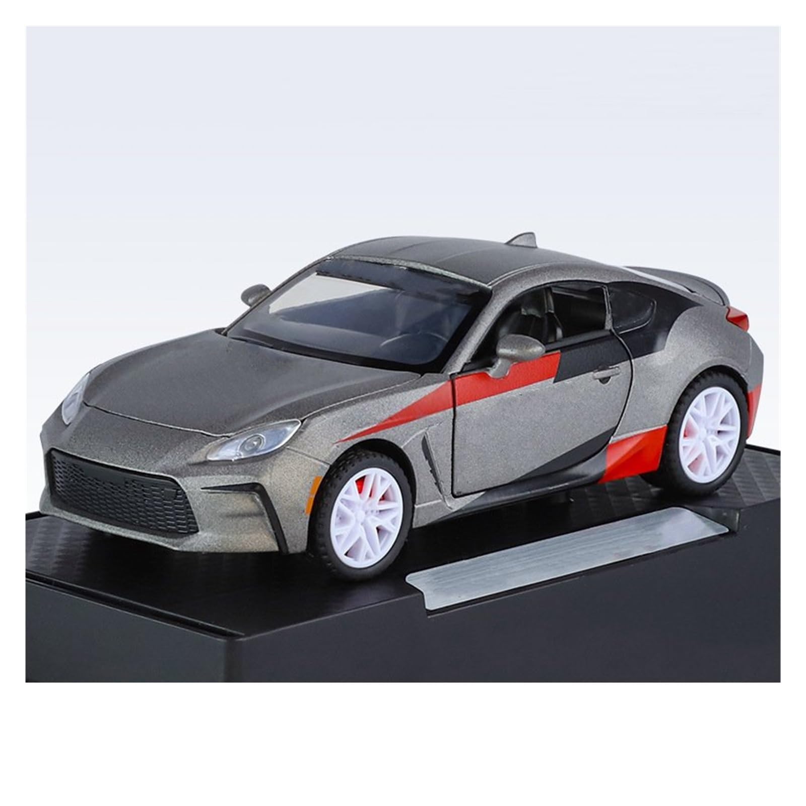 BANKOTO Diecast Car 1:32 For Toyota GR86 Alloy Metal Diecast Model Car Collections Collectible(Gray)