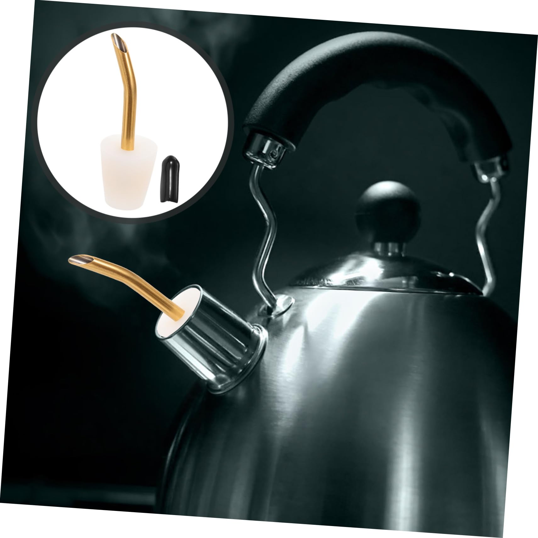 Abaodam Coffee Pot Accessories Kettle Spout for Camping Kettle Mouth Extension for Pour