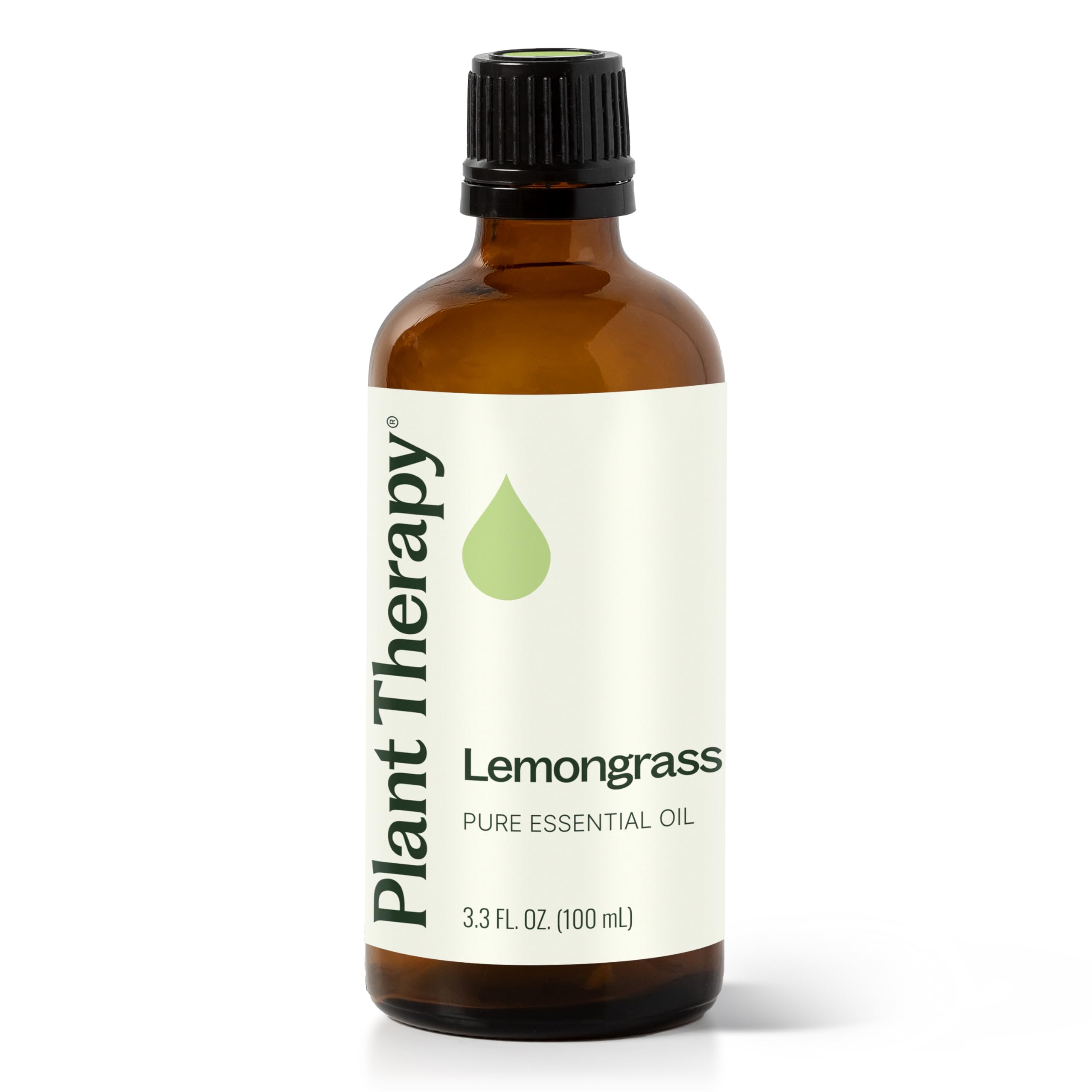 Plant Therapy Organic Lemongrass Essential Oil 100 mL (3.3 oz), 100% Pure, Undiluted, Aromatherapy, Deodorizing, and Immune Support