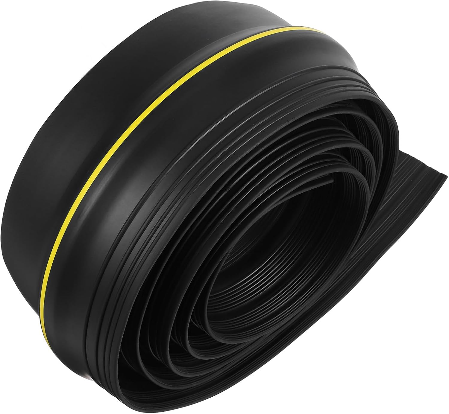 Homoyoyo Garage Door Bottom Seal 2m Solid Rubber Threshold Seal Strip Weatherproof Insulation for Garage Door Floor Protection