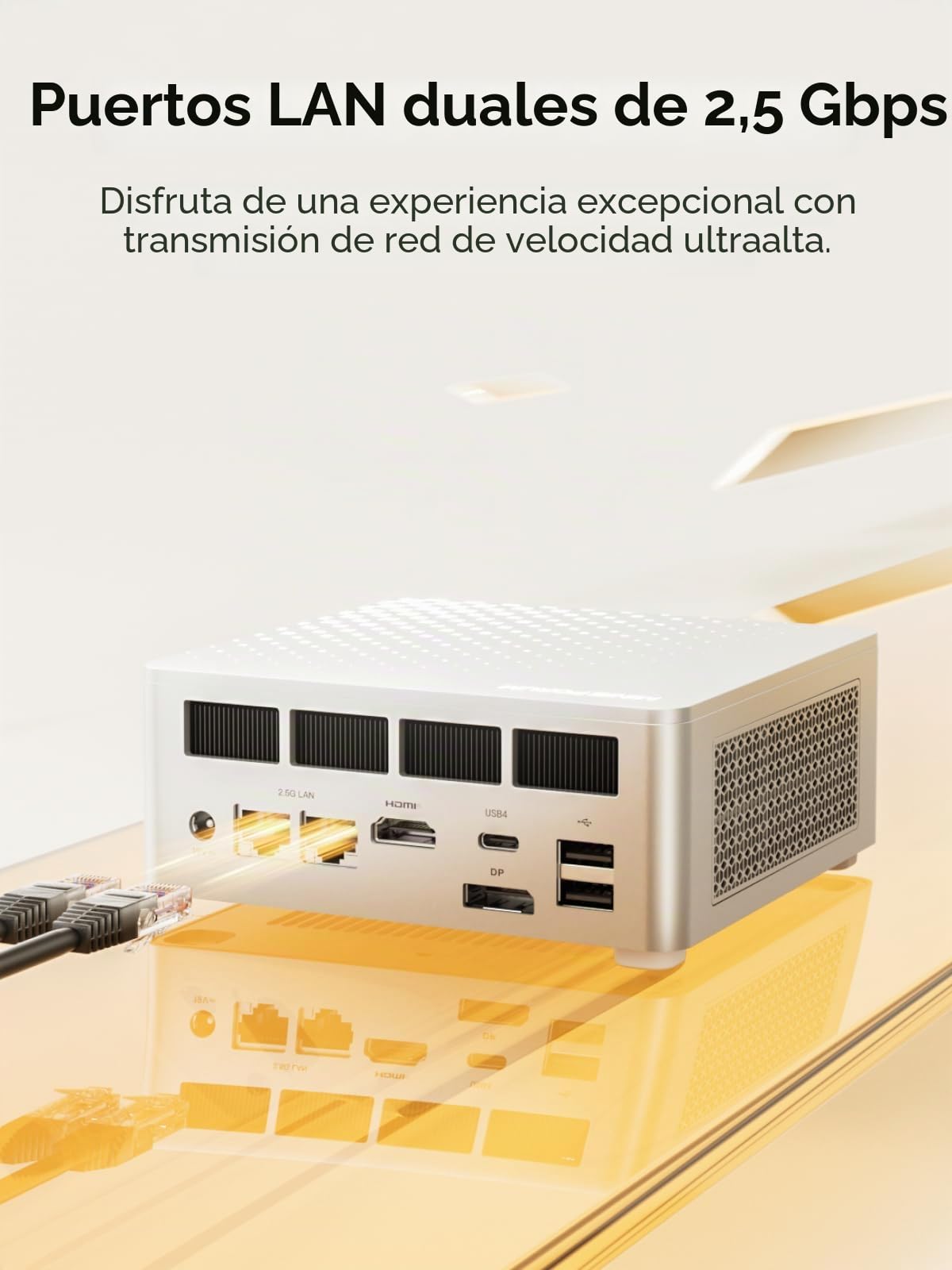 MINISFORUM Mini PC M1 Plus, Intel Core i5-12600H (12 núcleos/16 subprocesos, 4,5 GHz), 16 GB de RAM DDR5, SSD de 512 GB, Triple Pantalla 4K (HDMI/DP/USB 4.0), Doble 2,5 GbE, Wi-Fi 6E