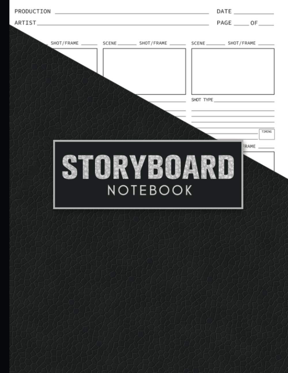 Storyboard Notebook: Blank Storytelling Sketchbook, 9x9 Story Board Layout Templates, 8.5 x 11 Size With 200 Pages Film Writing Sheets, 16:9 Frame Picture Book For Writers, Film Makers
