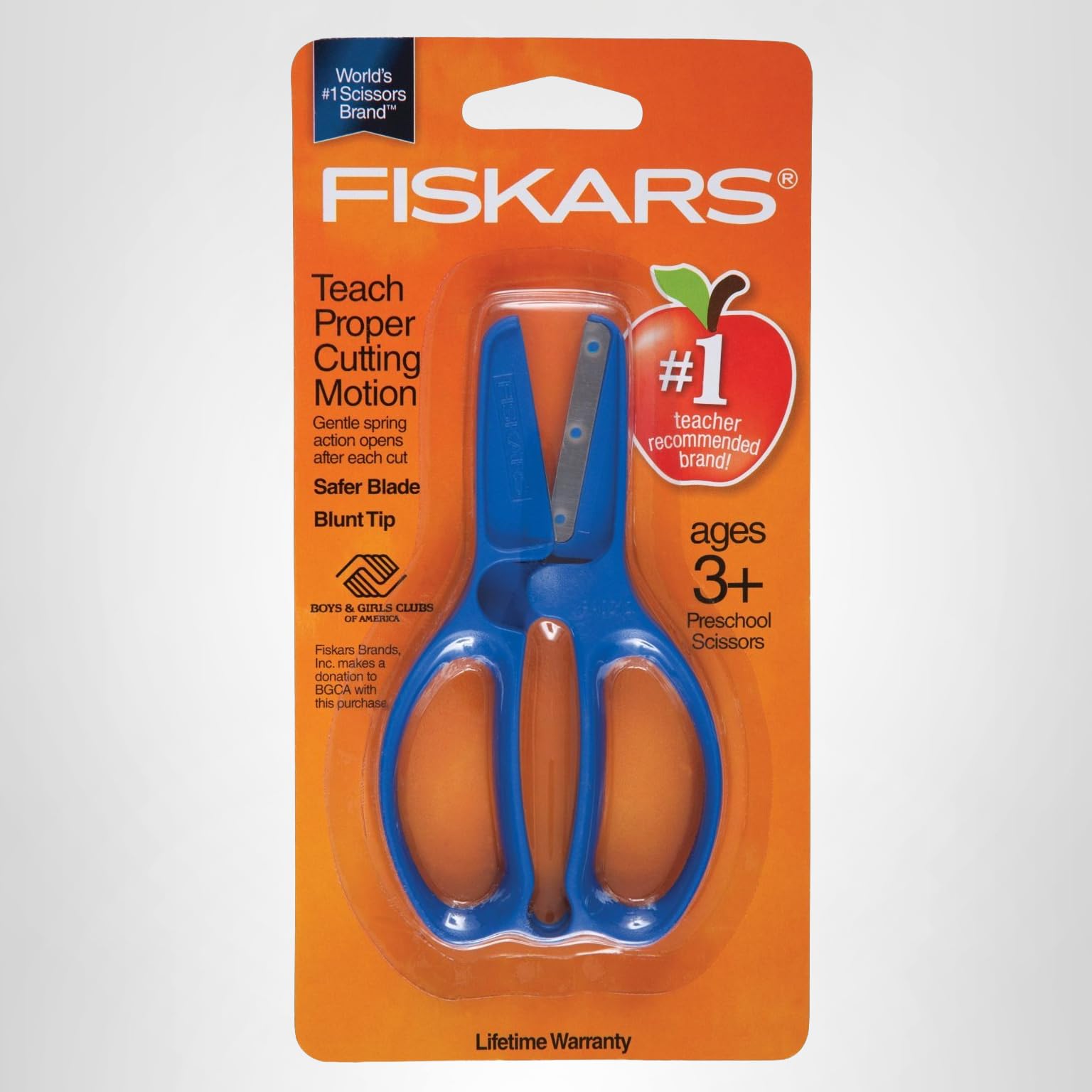Amazon.com: Fiskars Pre-School Spring Action Scissors, Color