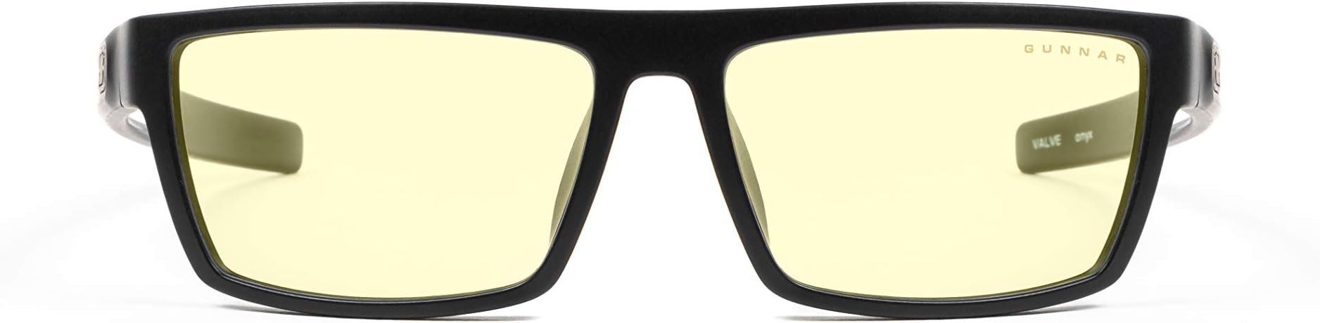 Gunnar Gaming and Computer Eyewear - Vayper, Frame Colour: Onyx, Lens Tint: Amber (Blocks 65% Blue Light & 100% UV Light) - Blue Light Blocking Glasses - Patented lens - Reduce eye strain & dryness