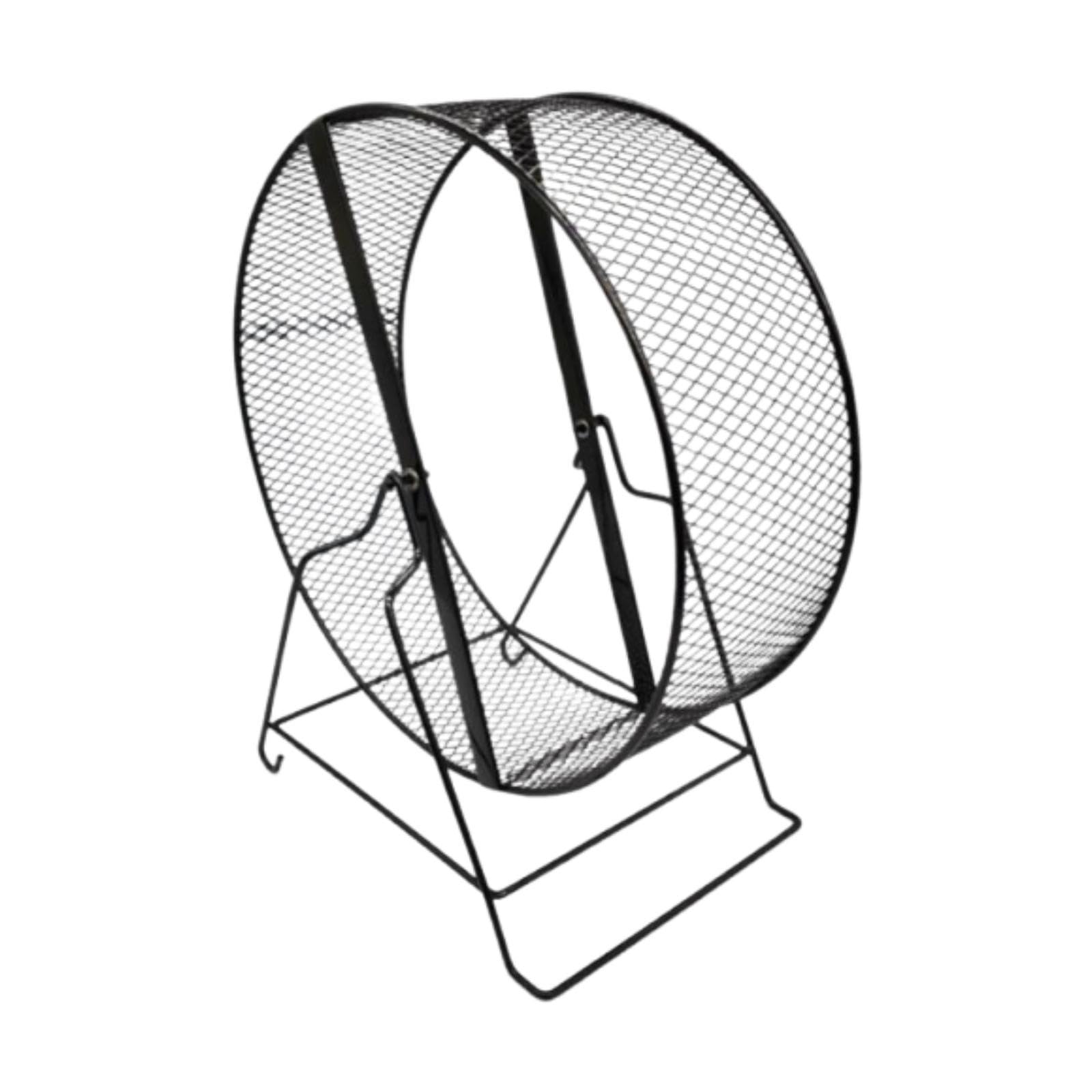 Rueda para Hámster, Rueda para Correr Estable con Soporte para Cobayas, Rueda Silenciosa para Ardillas, Jerbos, Ratones, Mantenimiento de Hámst, 26cm