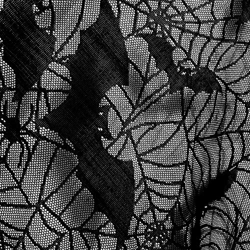 Spider Web Poncho Halloween Costumes for Women Plus Size Cozy Black Lace Bat Sexy Vampire Costume - Image 5