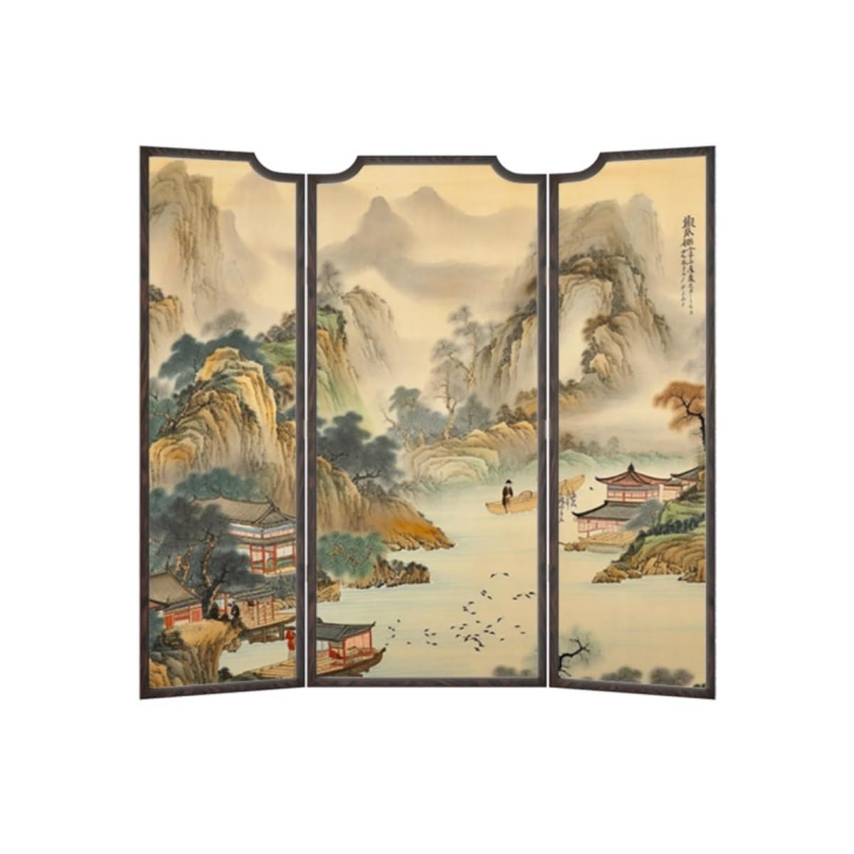 Privacy Screen Screen Partition Decoration Home Living Room Tea Entrance Retro Chinese Seat Foldable Privacy Room Divider