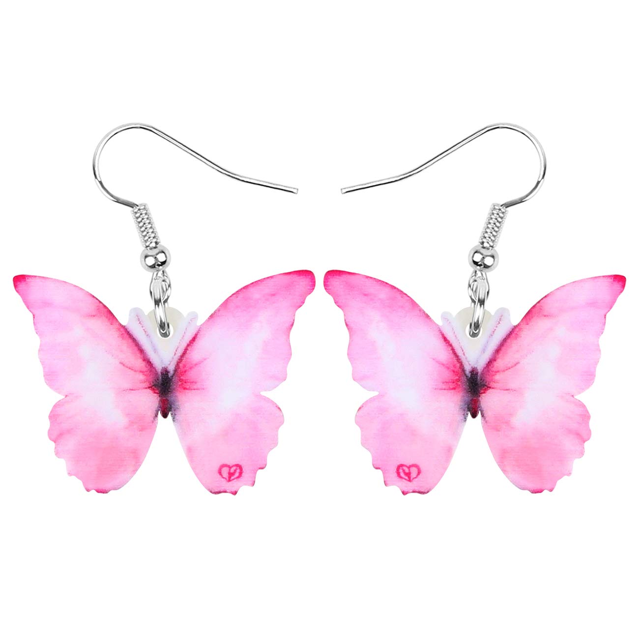 BONSNYDrop Dangle Floral Butterfly Earrings Fashion Insect Jewellry For Women Girls Gift