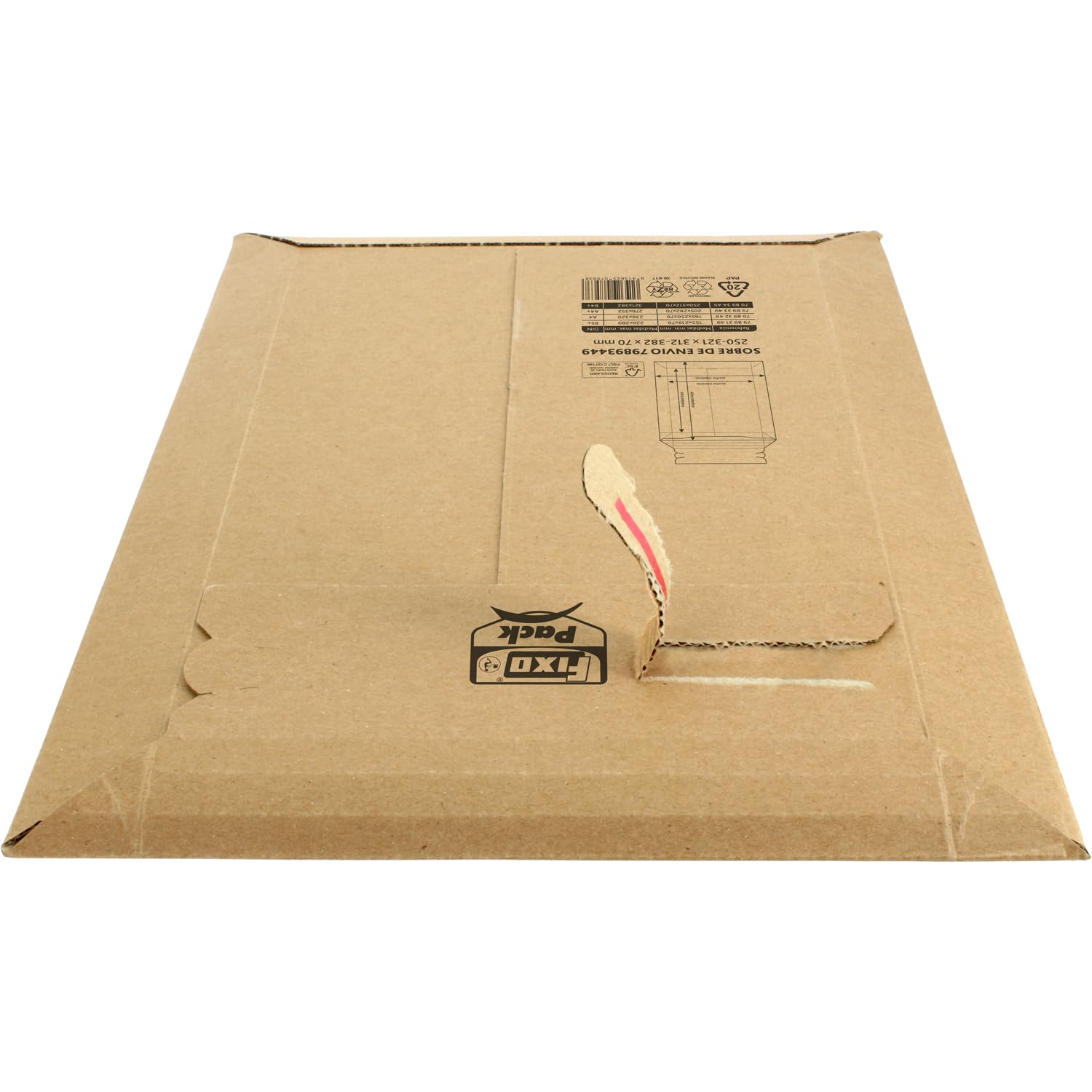 Unipapel - 30 Sobres Envios Cartón Rigido con Fuelle, 226x289mm, Medidas Mínima: 155x219mm, Fuelle 70mm, Cierre Autoadhesivo, Fuelle 70mm, Perfecto para Realizar Envios